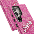 Hot Neon Pink Leopard Barb Tough Phone Case iPhone, Galaxy, or Google Pixel