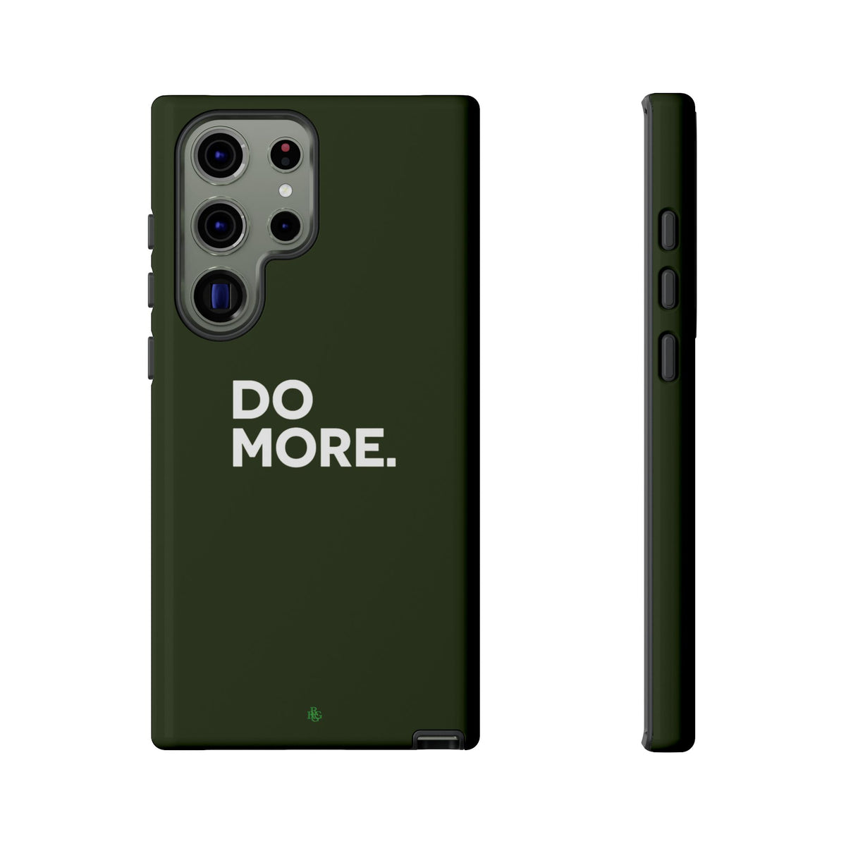 Olive Green Do More Tough Phone Case for iPhone, Galaxy, or Google Pixel