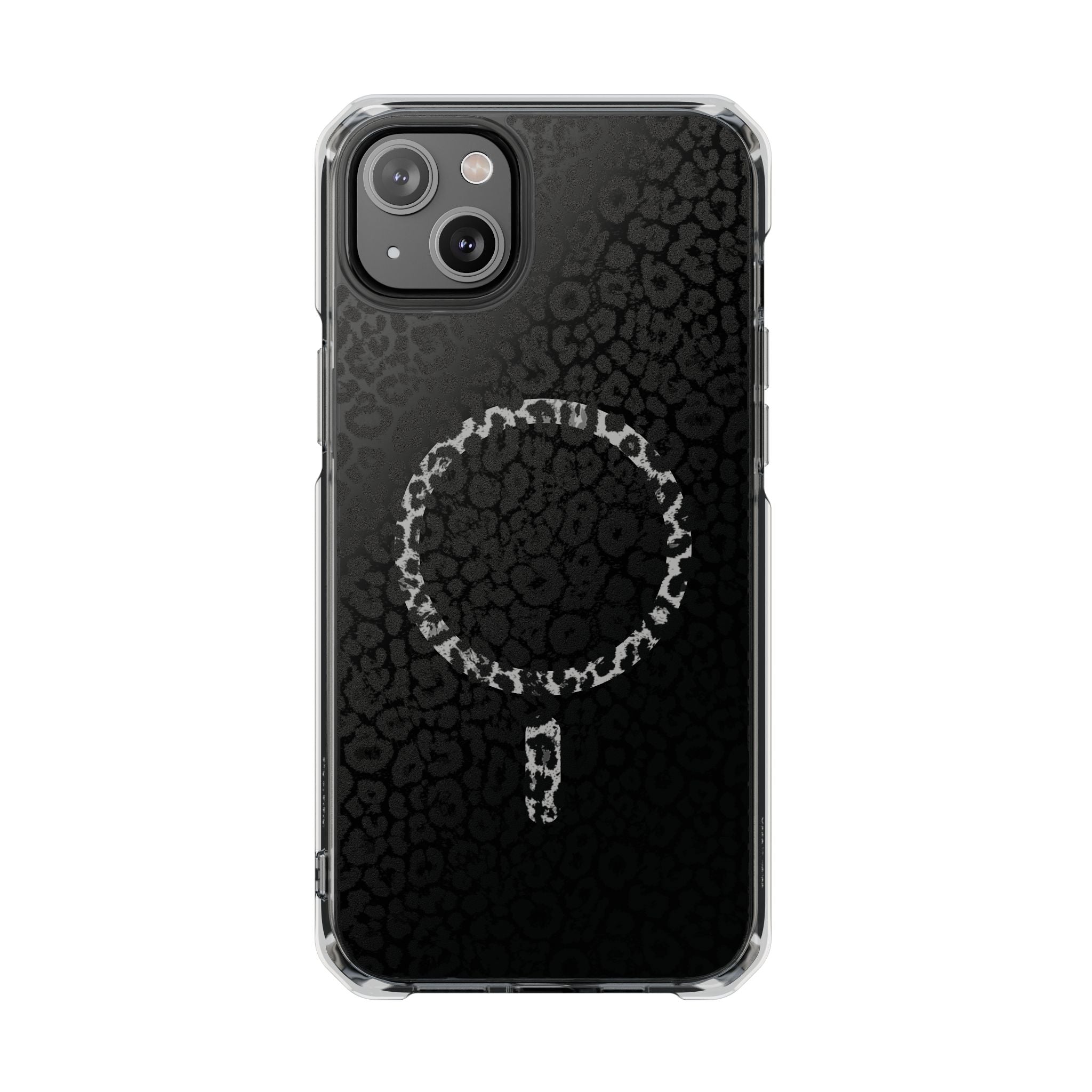 Leopard Magnetic iPhone 14, 15, 16 Series Clear Impact Cases