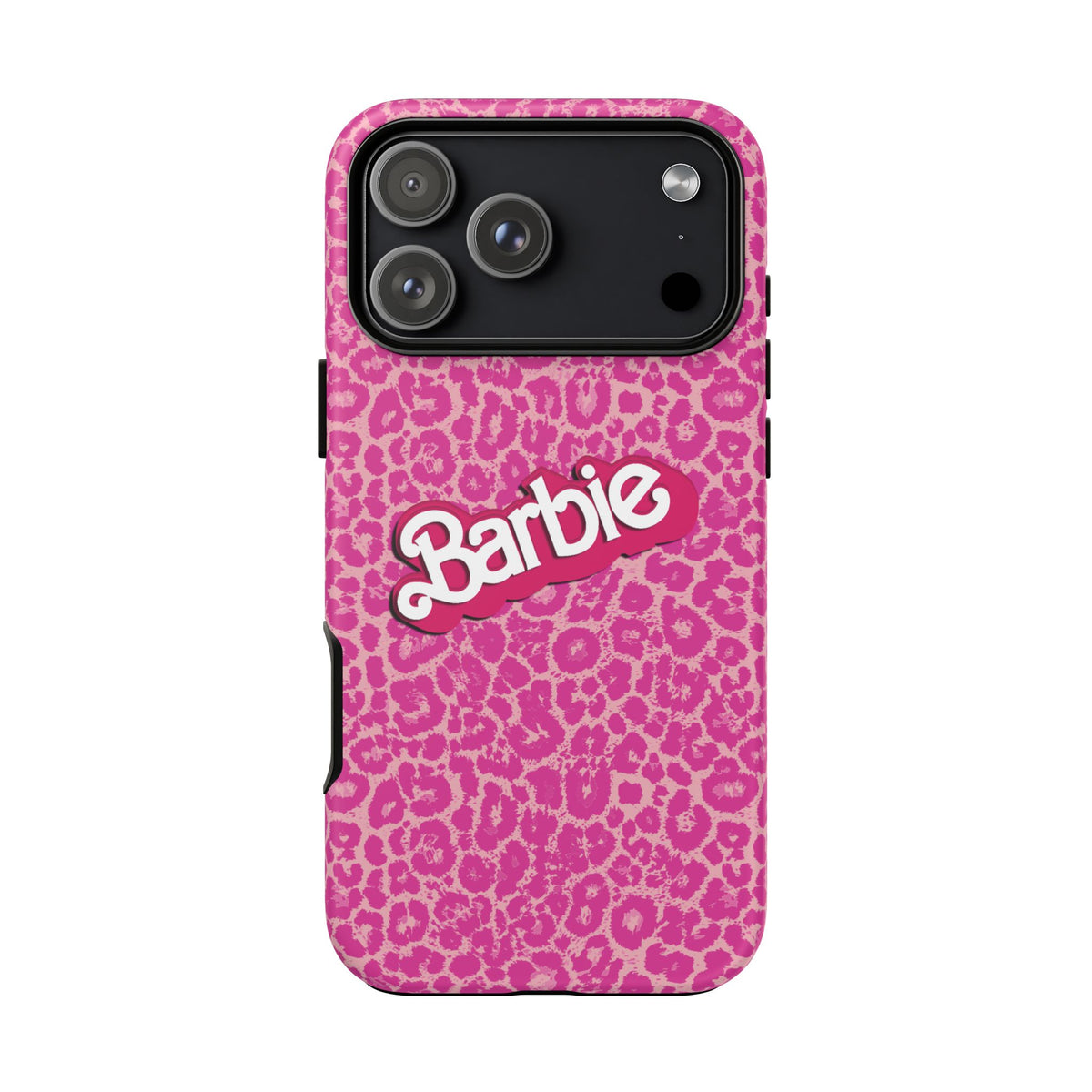 Hot Neon Pink Leopard Barb Tough Phone Case iPhone, Galaxy, or Google Pixel