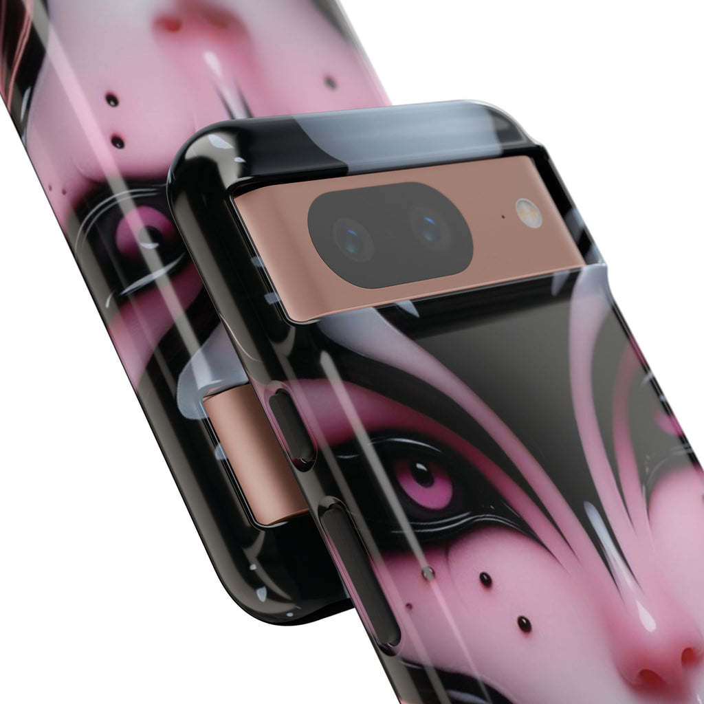 Pink Alien Tough Phone Case for iPhone, Galaxy, or Google Pixel