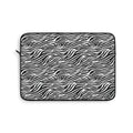 Black and White Zebra Print 13" Laptop Sleeve