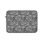 Black and White Zebra Print 13" Laptop Sleeve