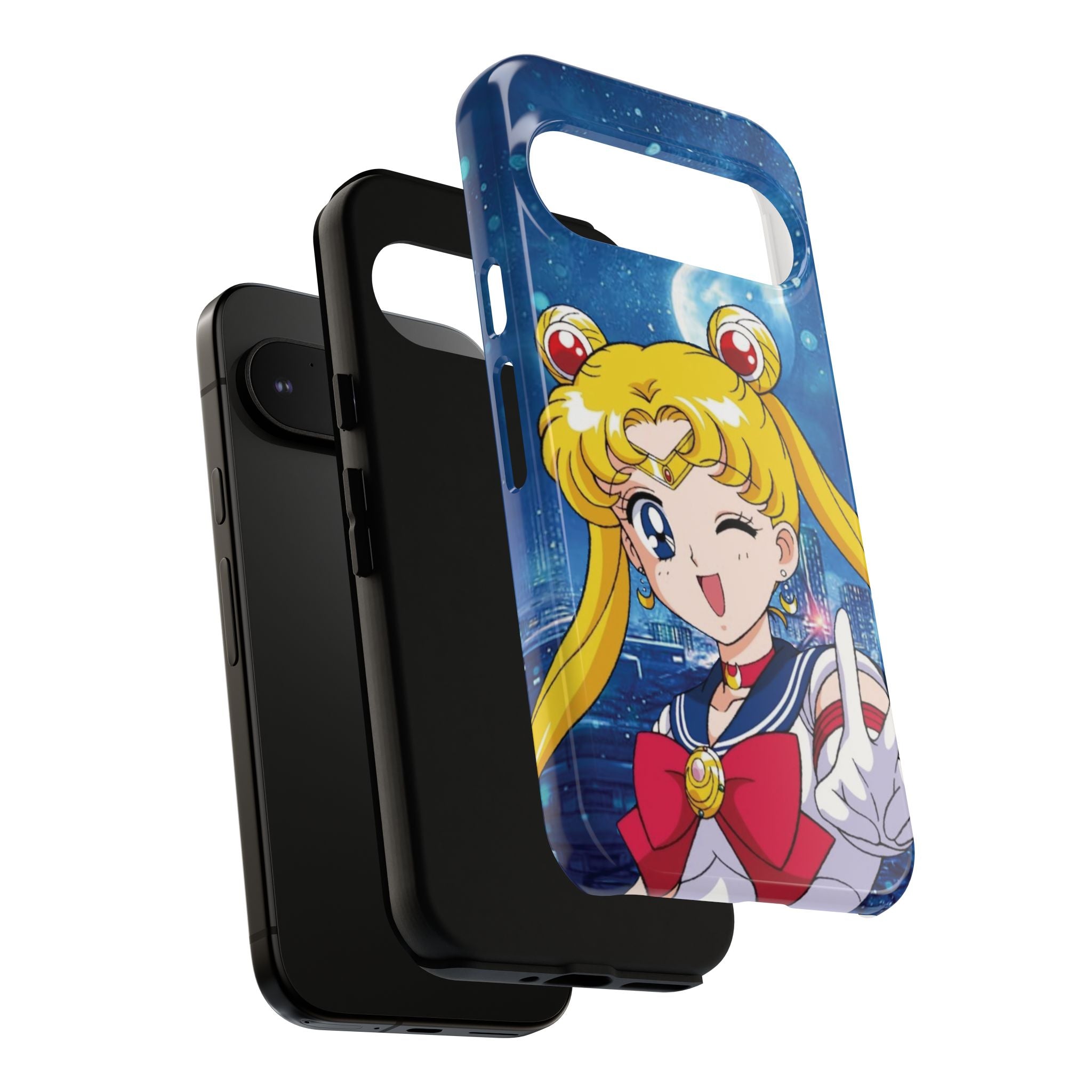 Blue S Moon Tough Case for iPhone, Galaxy, or Google Pixel