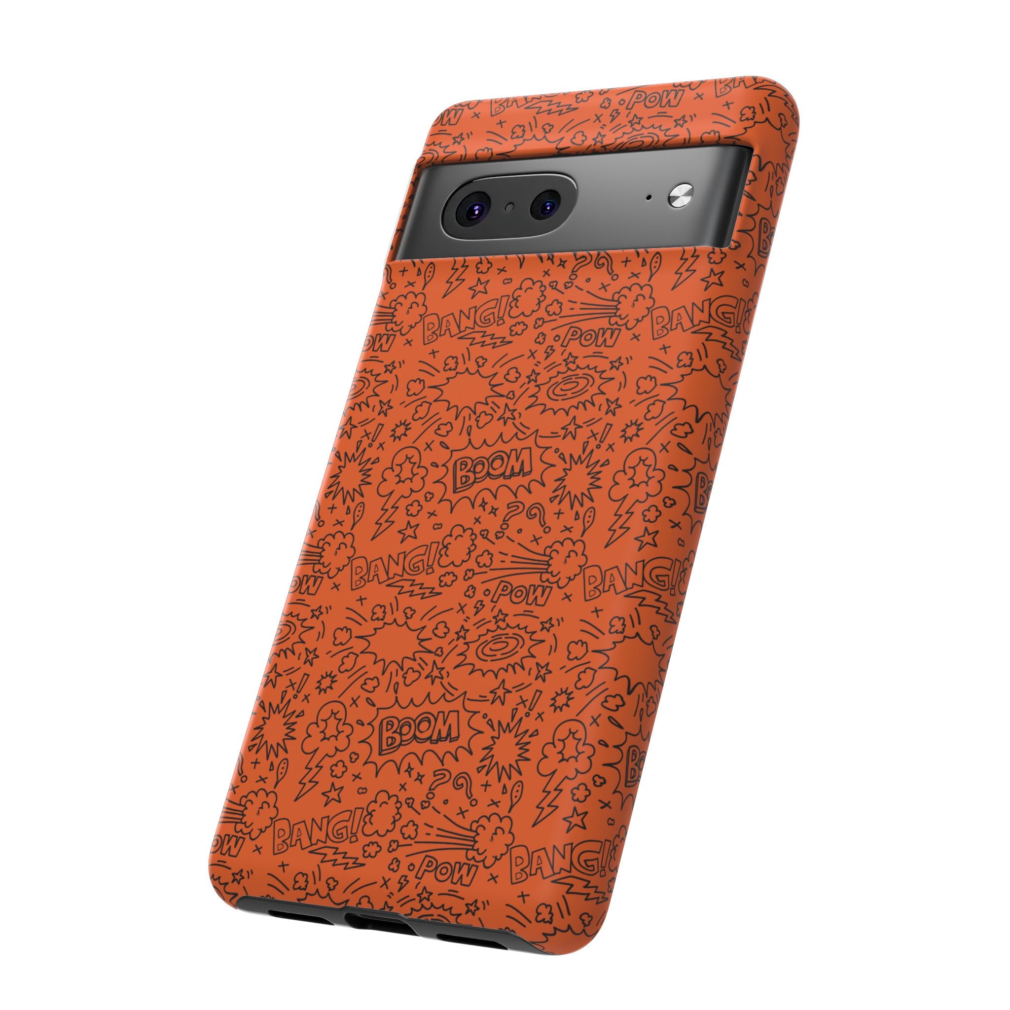Wow Orange Tough Case for iPhone, Galaxy, or Google Pixel
