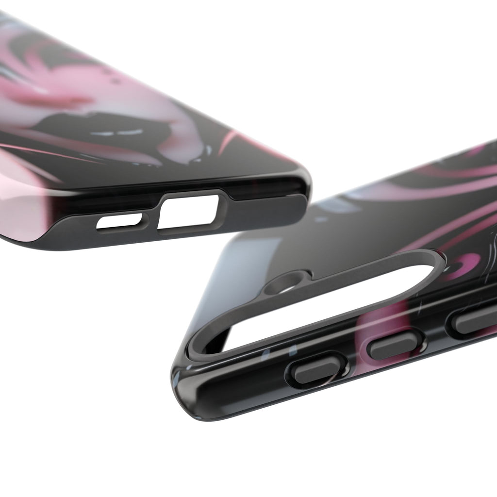 Pink Alien Tough Phone Case for iPhone, Galaxy, or Google Pixel