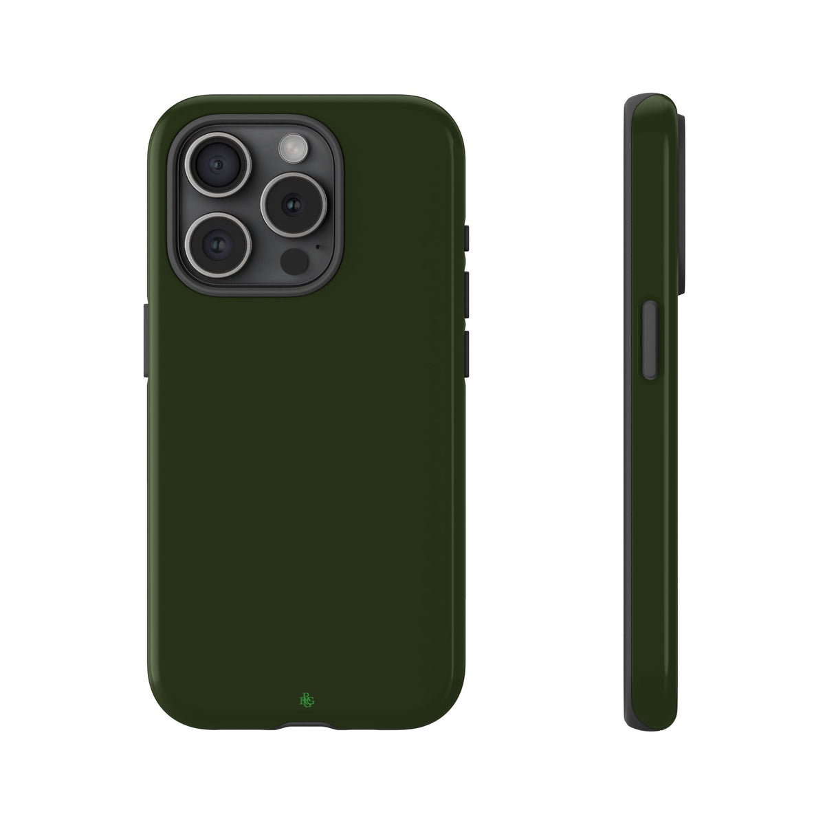 Olive Green Tough Phone Case for iPhone, Galaxy and Google Pixel
