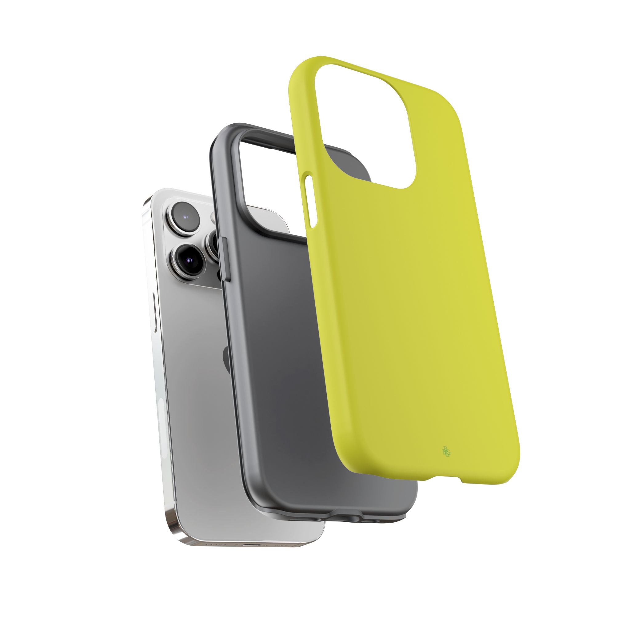 Yellow RG Tough Phone Case for iPhone, Galaxy, or Google Pixel