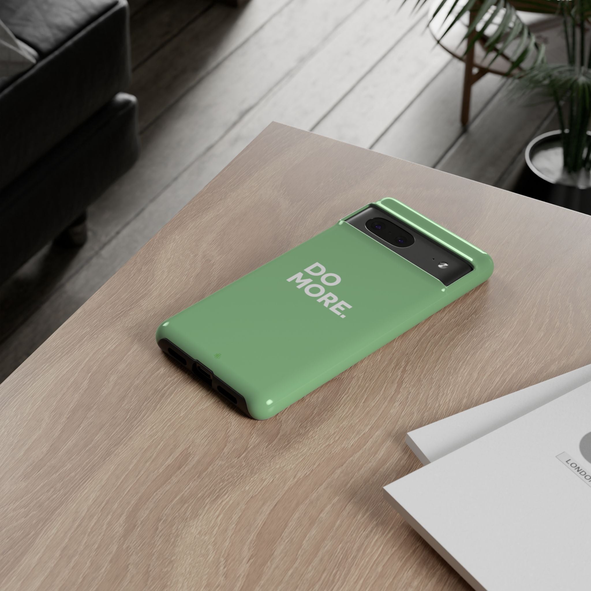 Do More Mint Green Tough Phone Case for iPhone, Galaxy,or Google Pixel