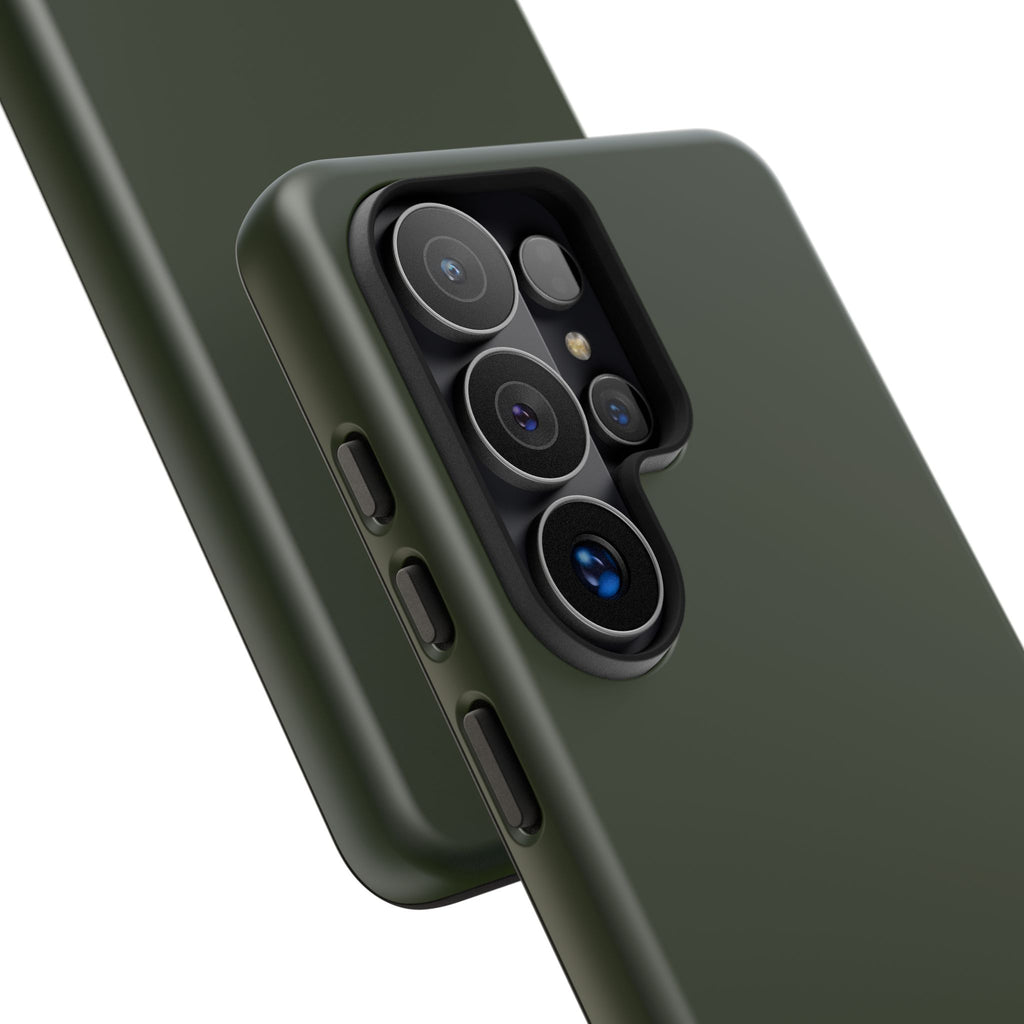 Olive Green Tough Phone Case for iPhone, Galaxy and Google Pixel