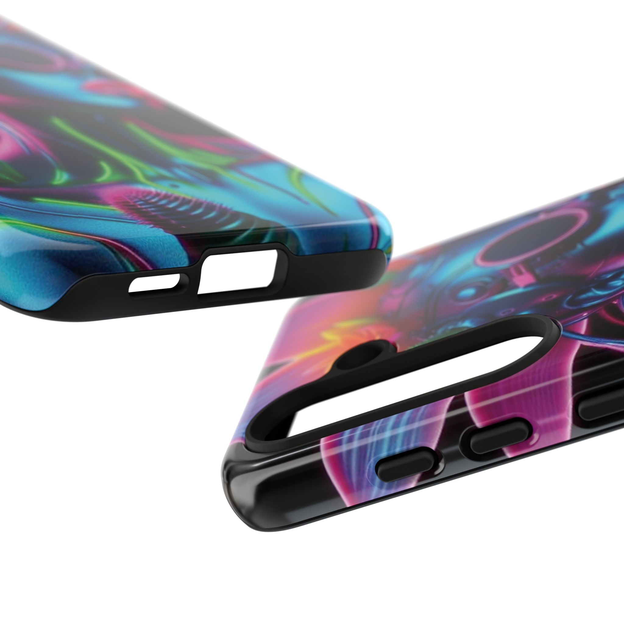 Neon Androgen Cactus Flower Tough Phone Case for iPhone, Galaxy, or Google Pixel