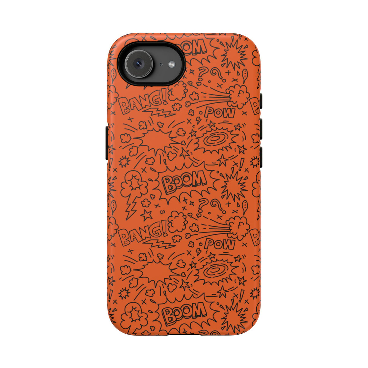 Wow Orange Tough Case for iPhone, Galaxy, or Google Pixel