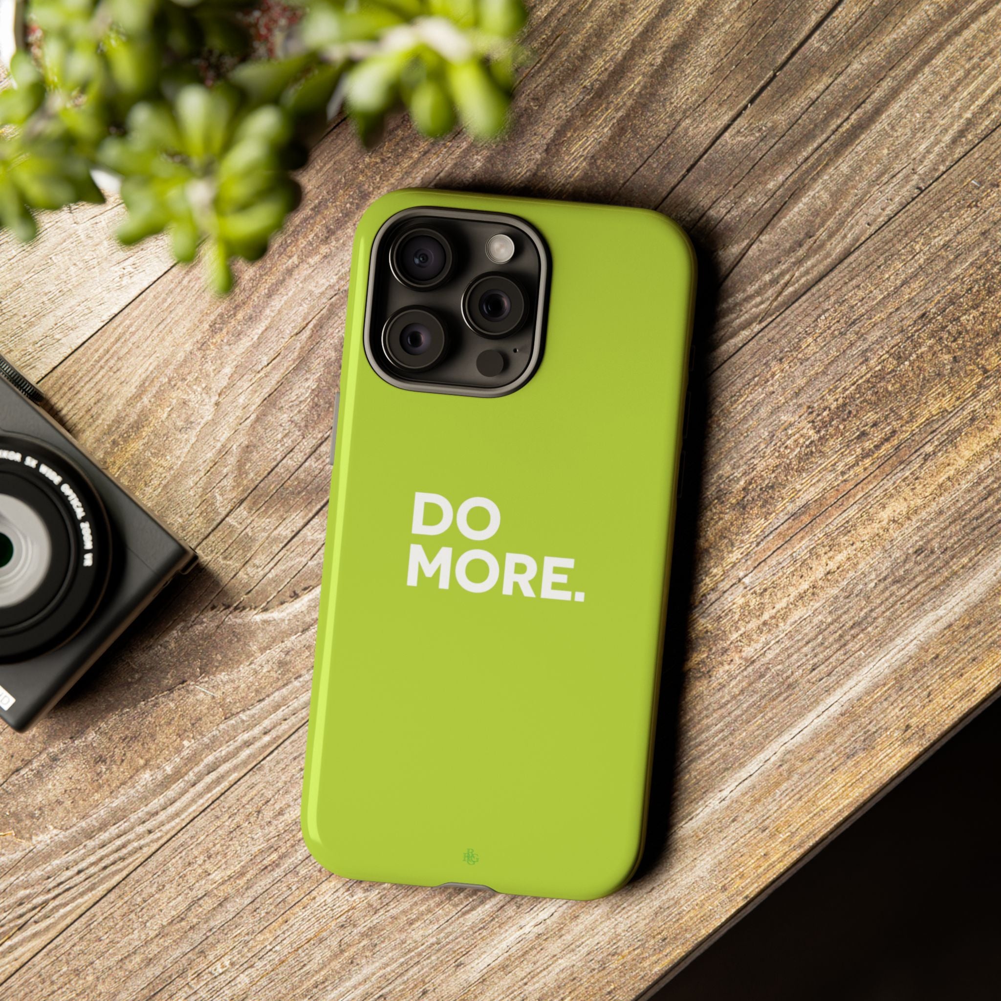 Do More (Neon Yellow) Tough Phone Case for iPhone, Galaxy or Google Pixel