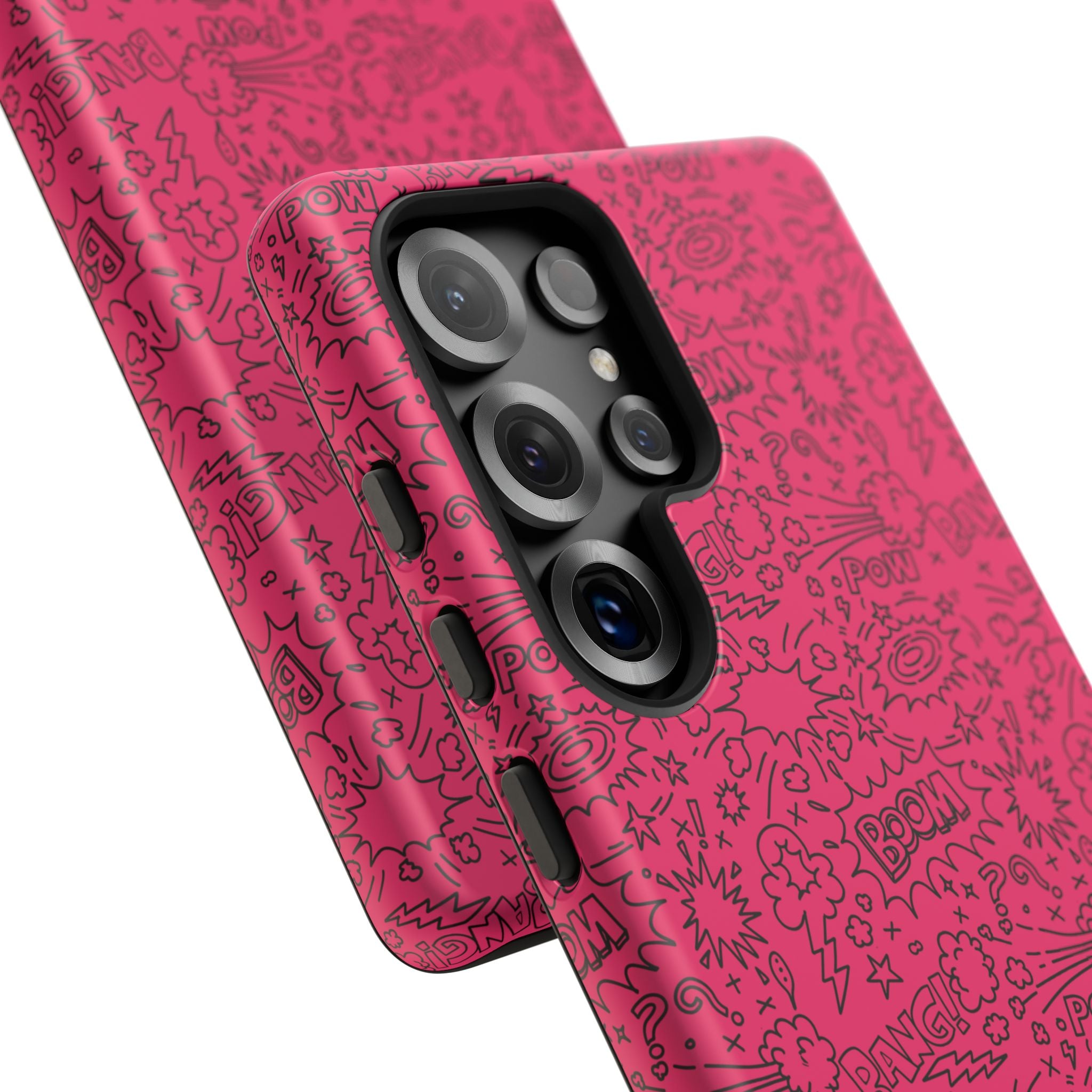Pink Wow Tough Case for iPhone, Galaxy, or Google Pixel
