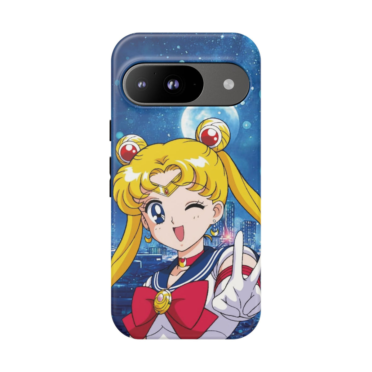 Blue S Moon Tough Case for iPhone, Galaxy, or Google Pixel