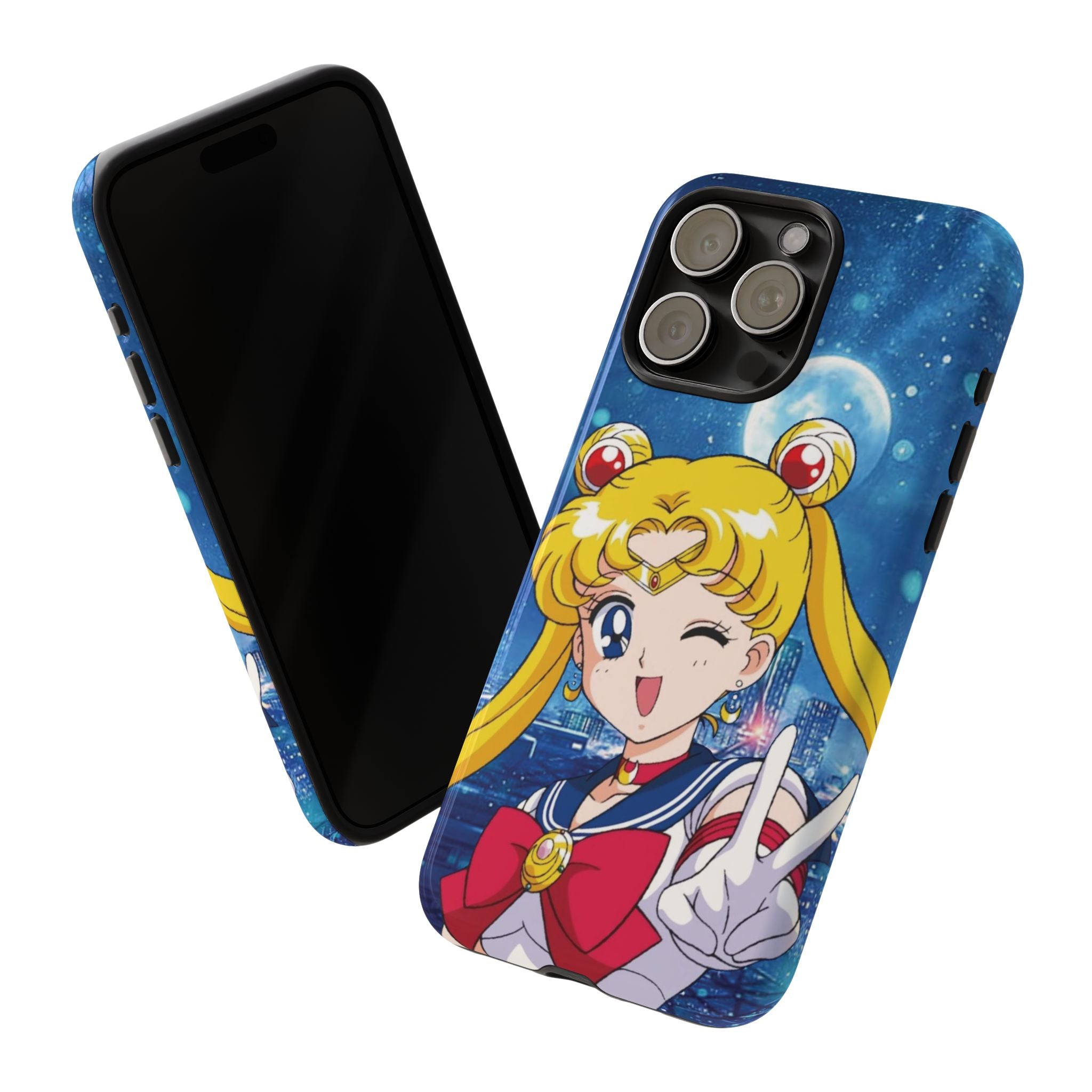 Blue S Moon Tough Case for iPhone, Galaxy, or Google Pixel