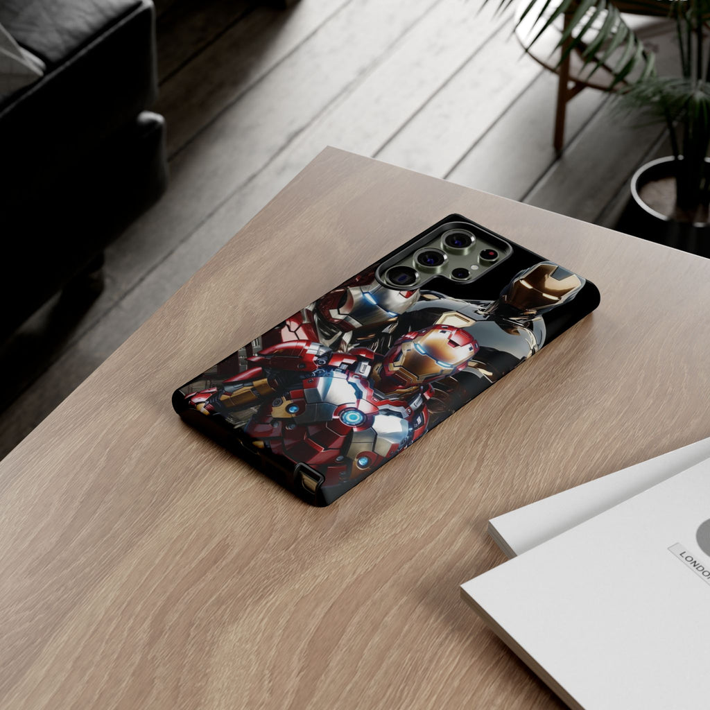 Iron Man Tough Phone Case for iPhone, Galaxy, or Google Pixel
