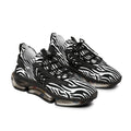 Zebra Men's Mesh Sneakers
