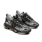 Zebra Men's Mesh Sneakers