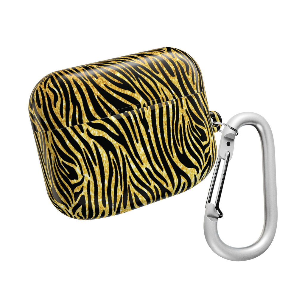 Gold Zebra AirPod Cases