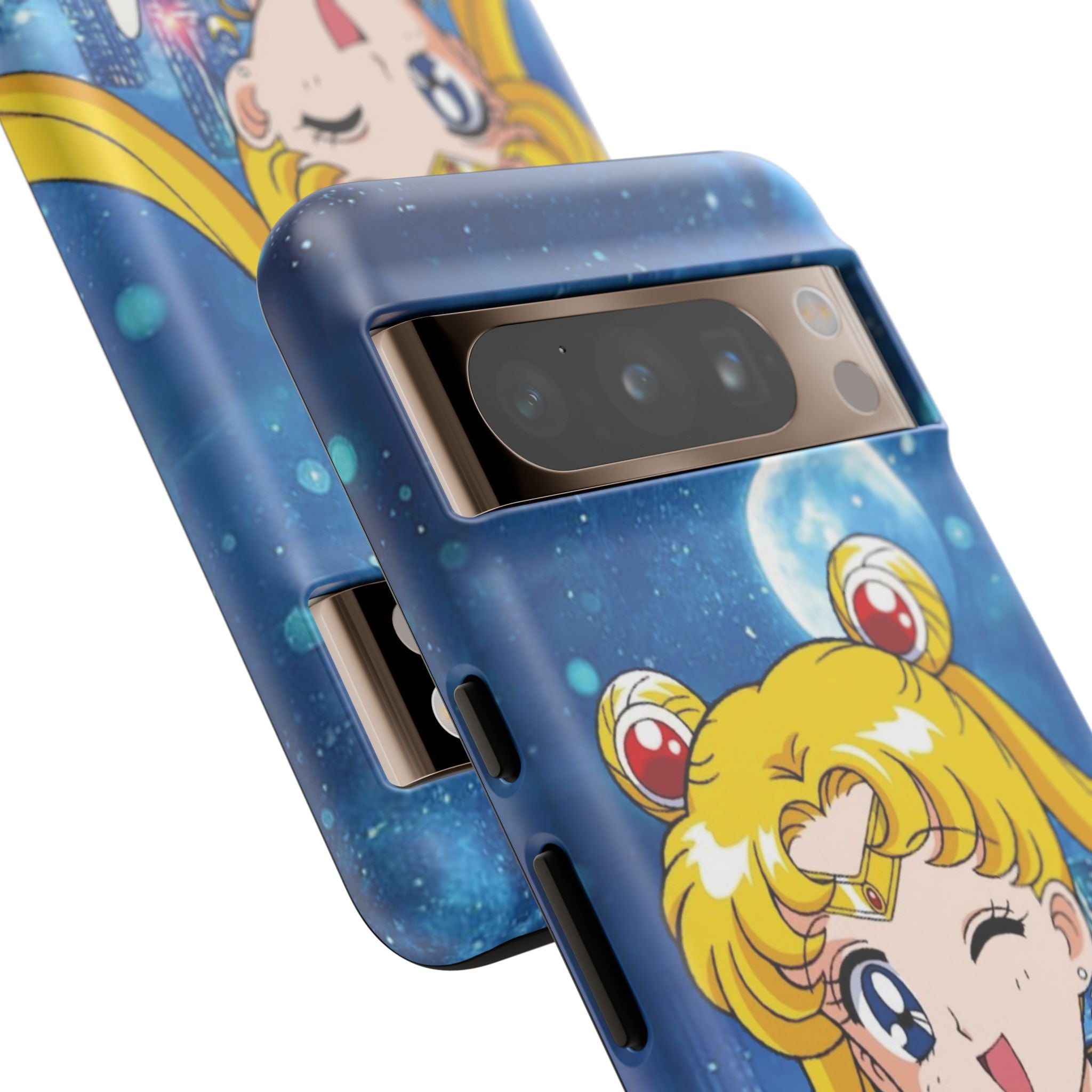 Blue S Moon Tough Case for iPhone, Galaxy, or Google Pixel