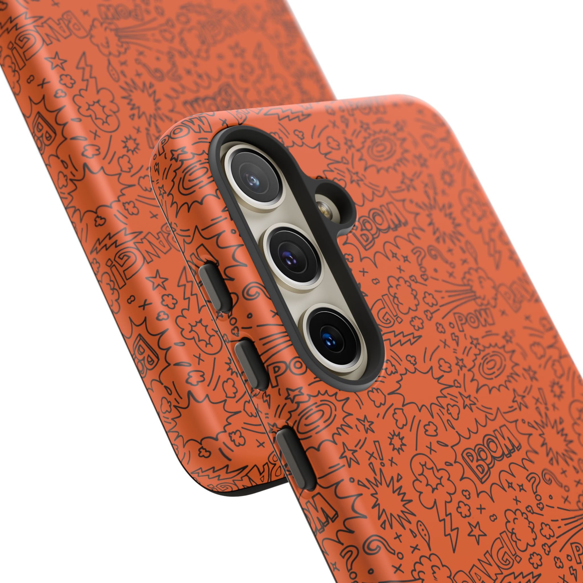 Wow Orange Tough Case for iPhone, Galaxy, or Google Pixel