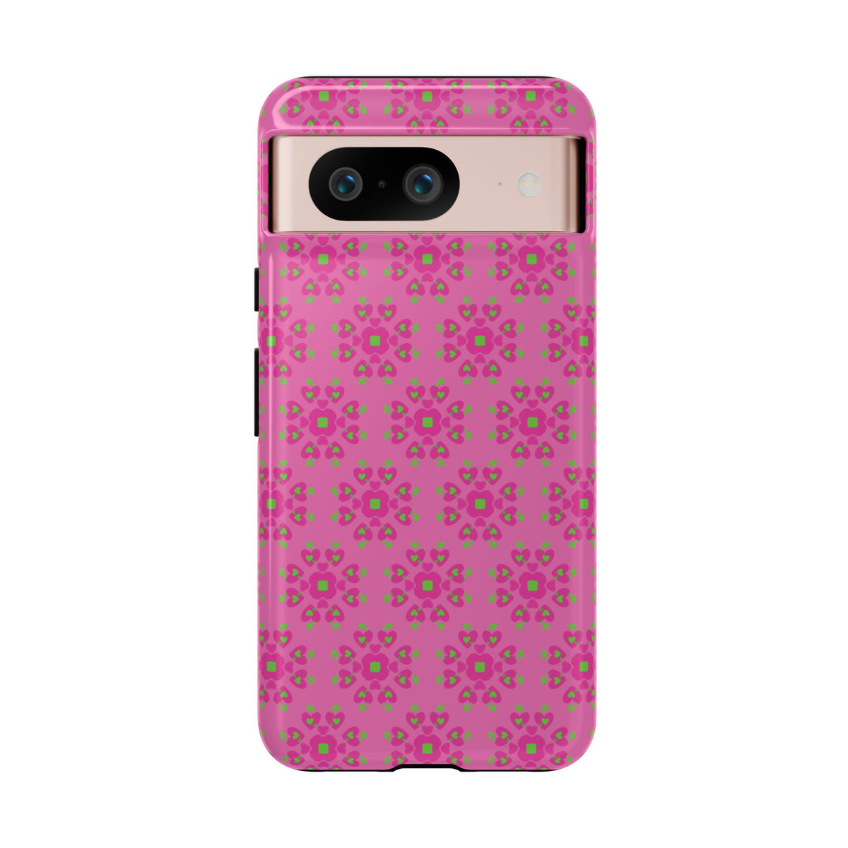 Floresta Heart Pink Tough Phone Case iPhone, Galaxy, or Google Pixel