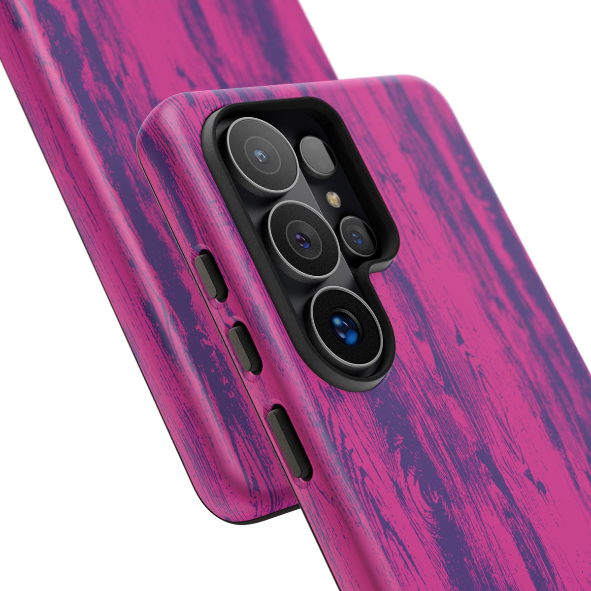 Pink Purple Wood Print Tough Phone Case iPhone, Galaxy, or Google Pixel