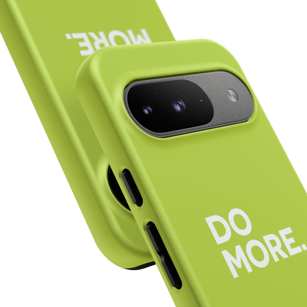 Do More (Neon Yellow) Tough Phone Case for iPhone, Galaxy or Google Pixel