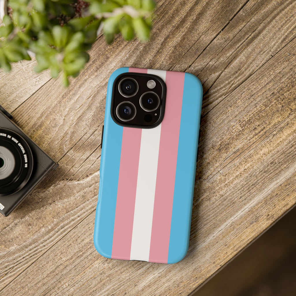 Trans Colors Tough Phone Case for iPhone, Galaxy, or Google Pixel