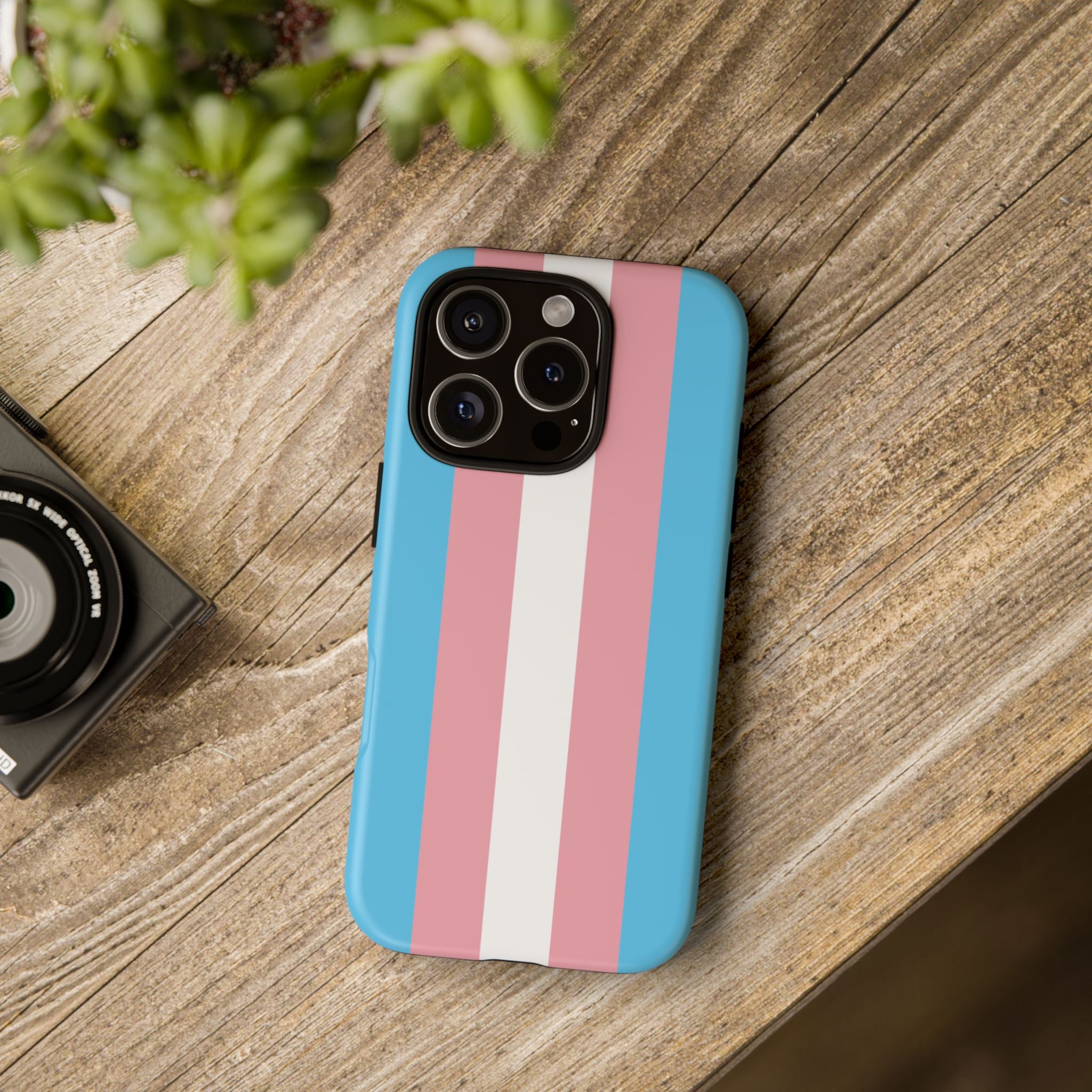 Trans Colors Tough Phone Case for iPhone, Galaxy, or Google Pixel
