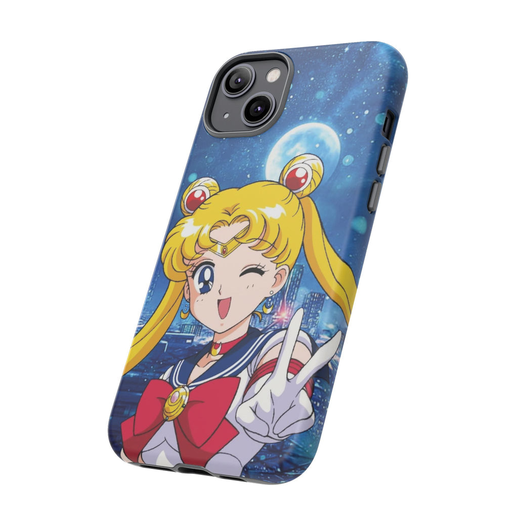 Blue S Moon Tough Case for iPhone, Galaxy, or Google Pixel