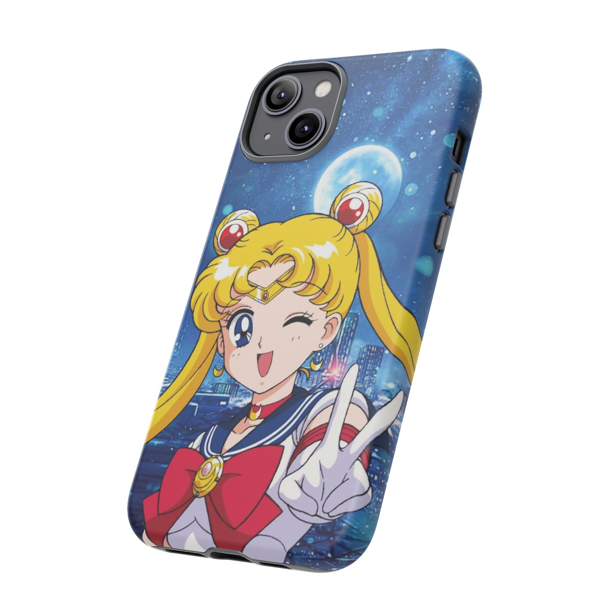 Blue S Moon Tough Case for iPhone, Galaxy, or Google Pixel
