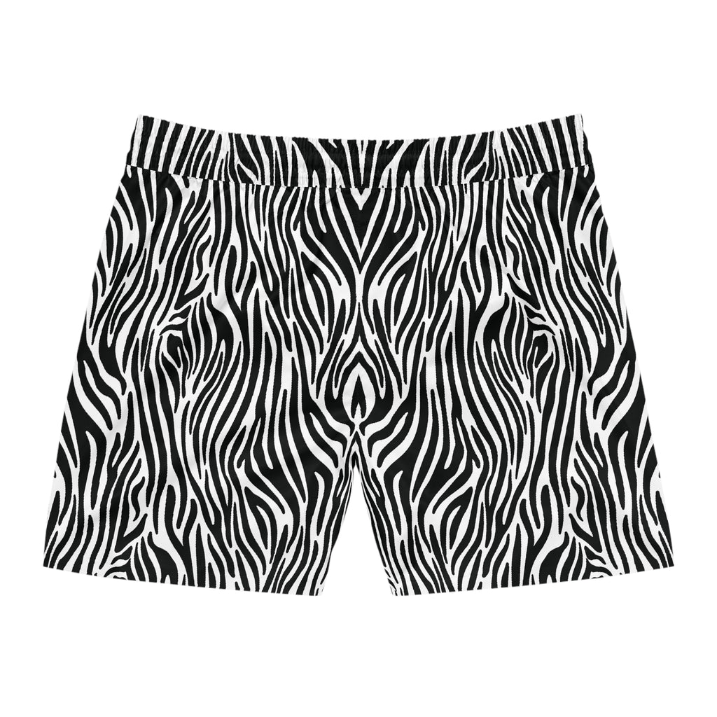 Zebra Men's Mid-Length Swim Shorts