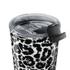 Black and White Leopard Tumbler 20oz