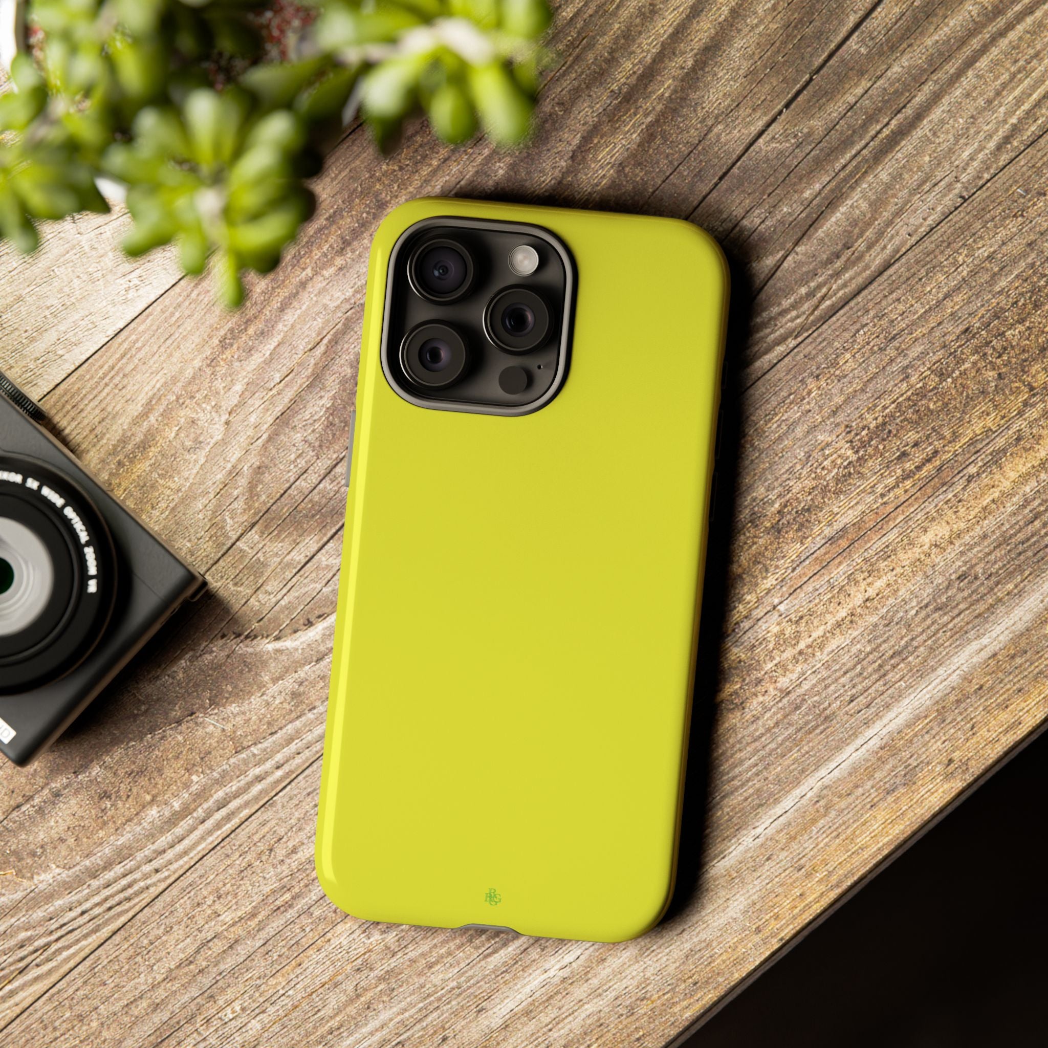 Yellow RG Tough Phone Case for iPhone, Galaxy, or Google Pixel