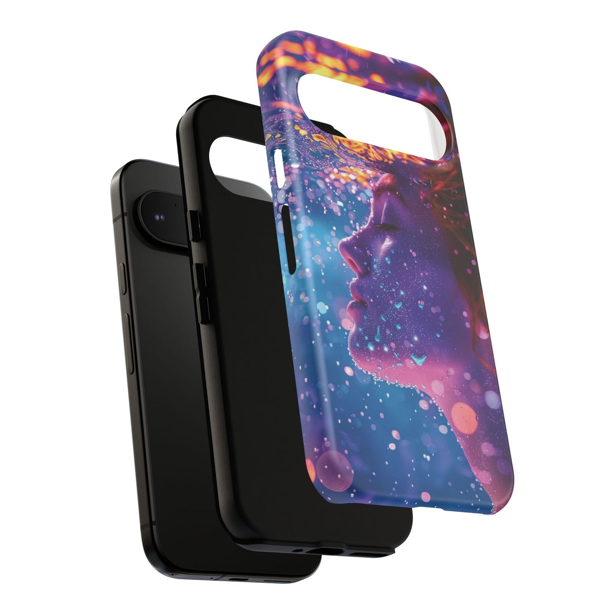 Meditating Underwater Tough Phone Case for iPhone, Galaxy, or Google Pixel