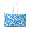 Blue Zebra Eco Friendly Weekender Bag, Travel Tote, Beach Bag