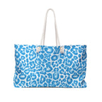Blue Zebra Eco Friendly Weekender Bag, Travel Tote, Beach Bag