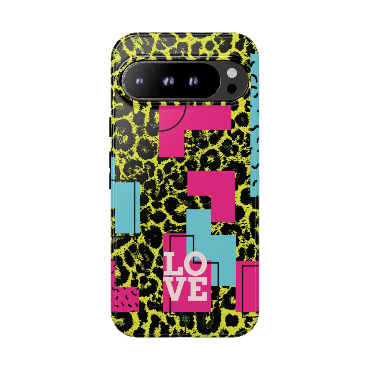 LOVE Neon Yellow RG Phone Case iPhone, Galaxy and Google Tough Cases