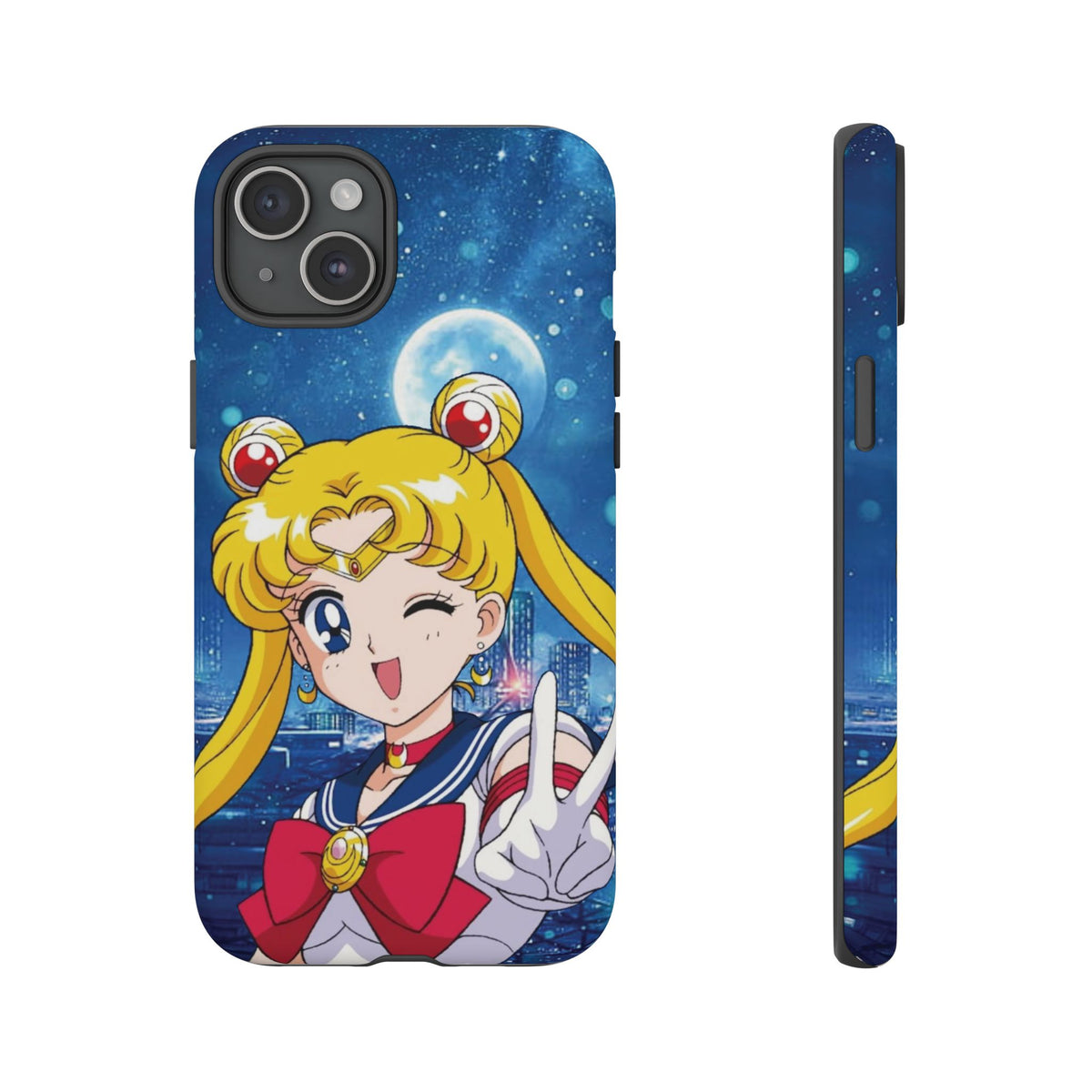 Blue S Moon Tough Case for iPhone, Galaxy, or Google Pixel