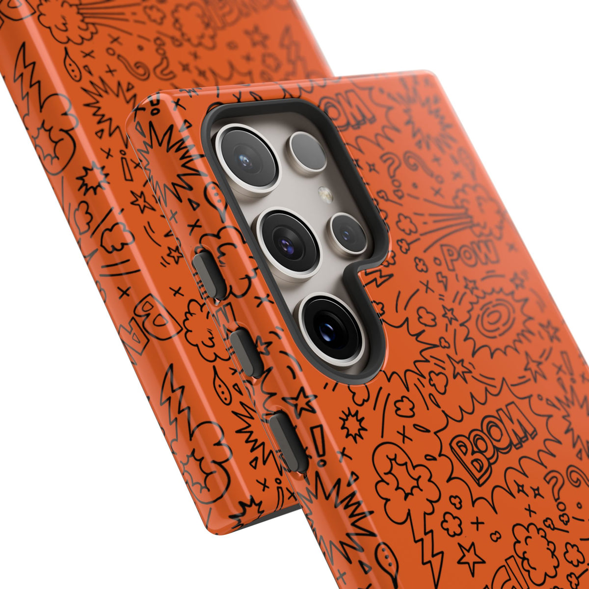 Wow Orange Tough Case for iPhone, Galaxy, or Google Pixel