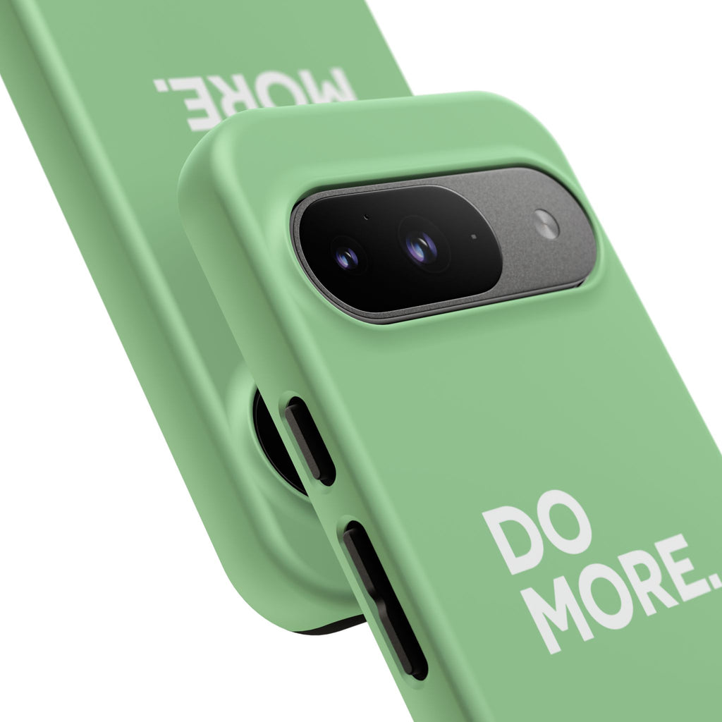 Do More Mint Green Tough Phone Case for iPhone, Galaxy,or Google Pixel