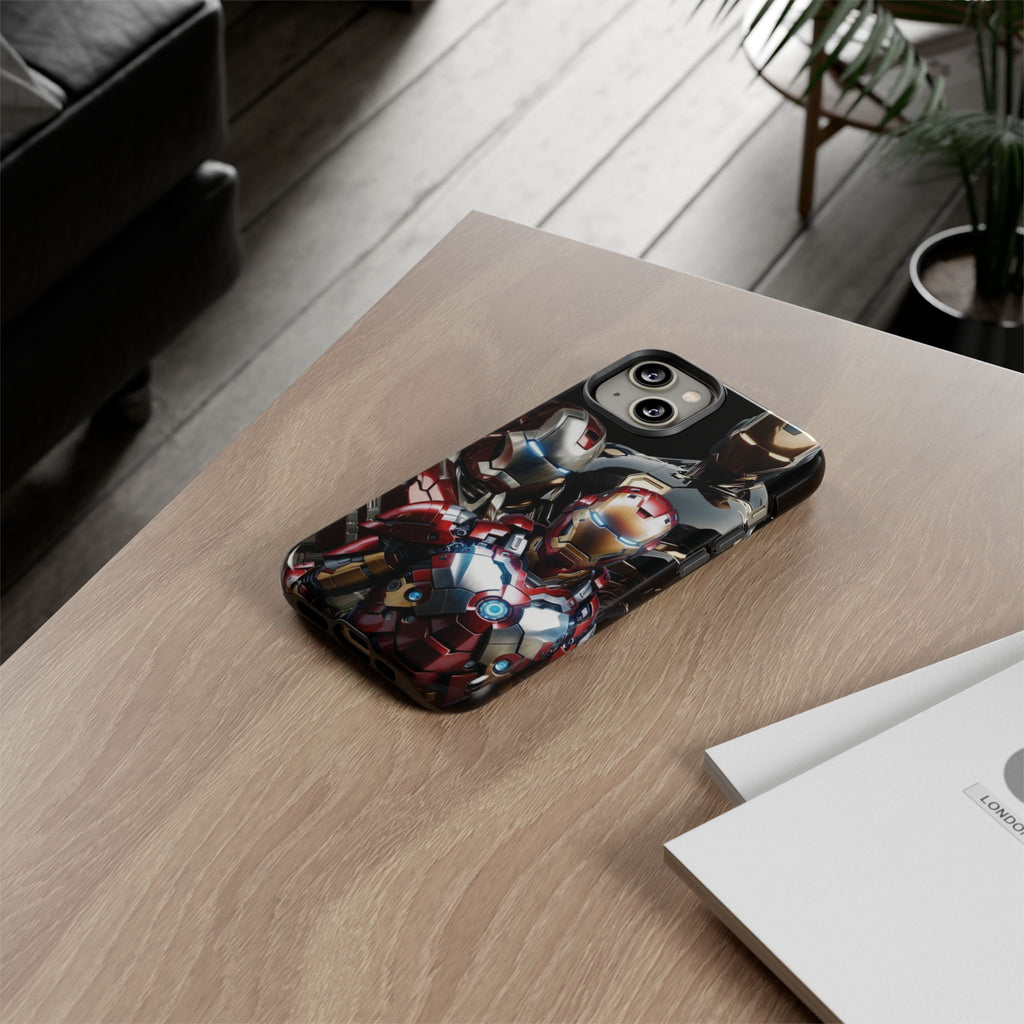 Iron Man Tough Phone Case for iPhone, Galaxy, or Google Pixel