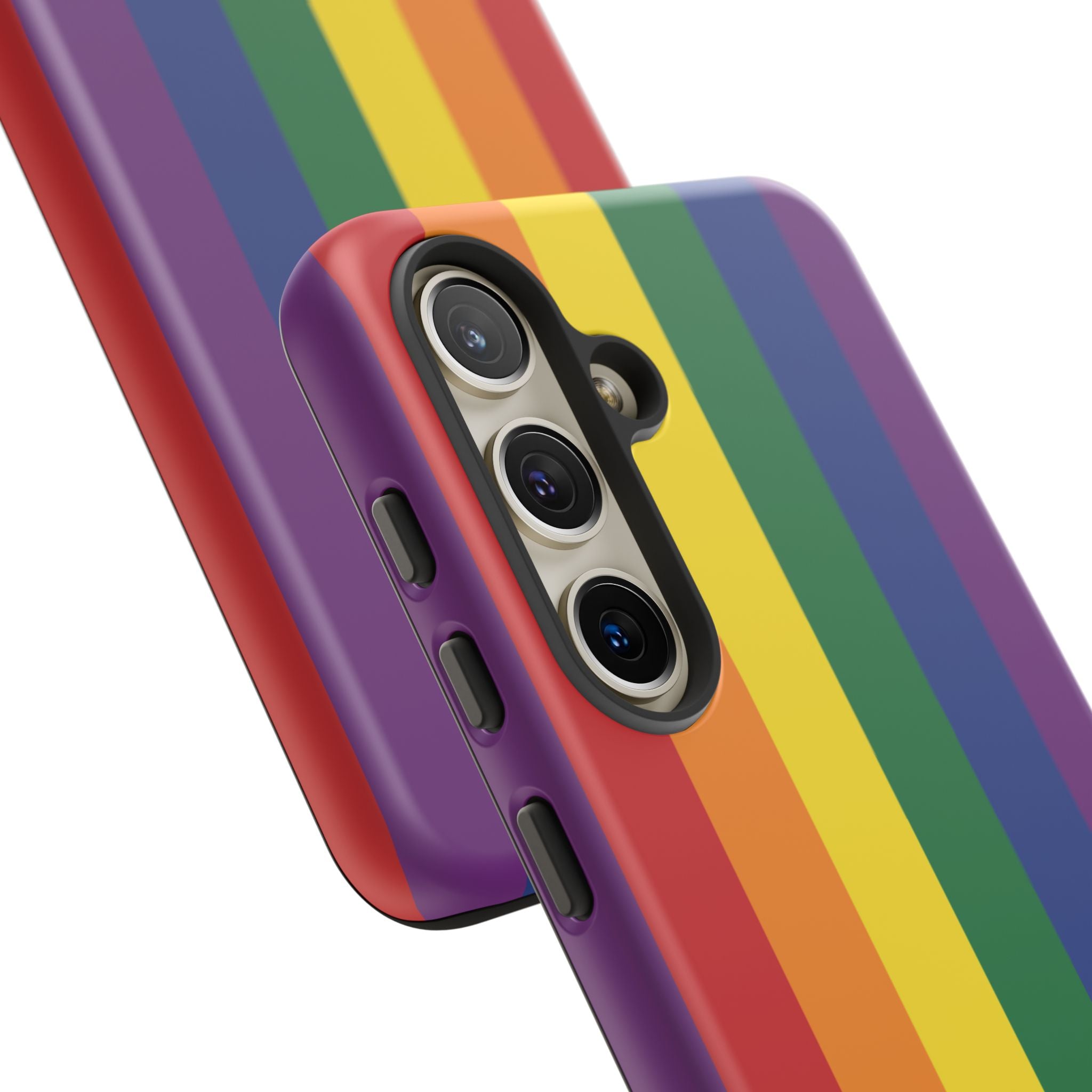 LGBTQ Rainbow Flag Tough Phone Case for iPhone, Galaxy, or Google Pixel