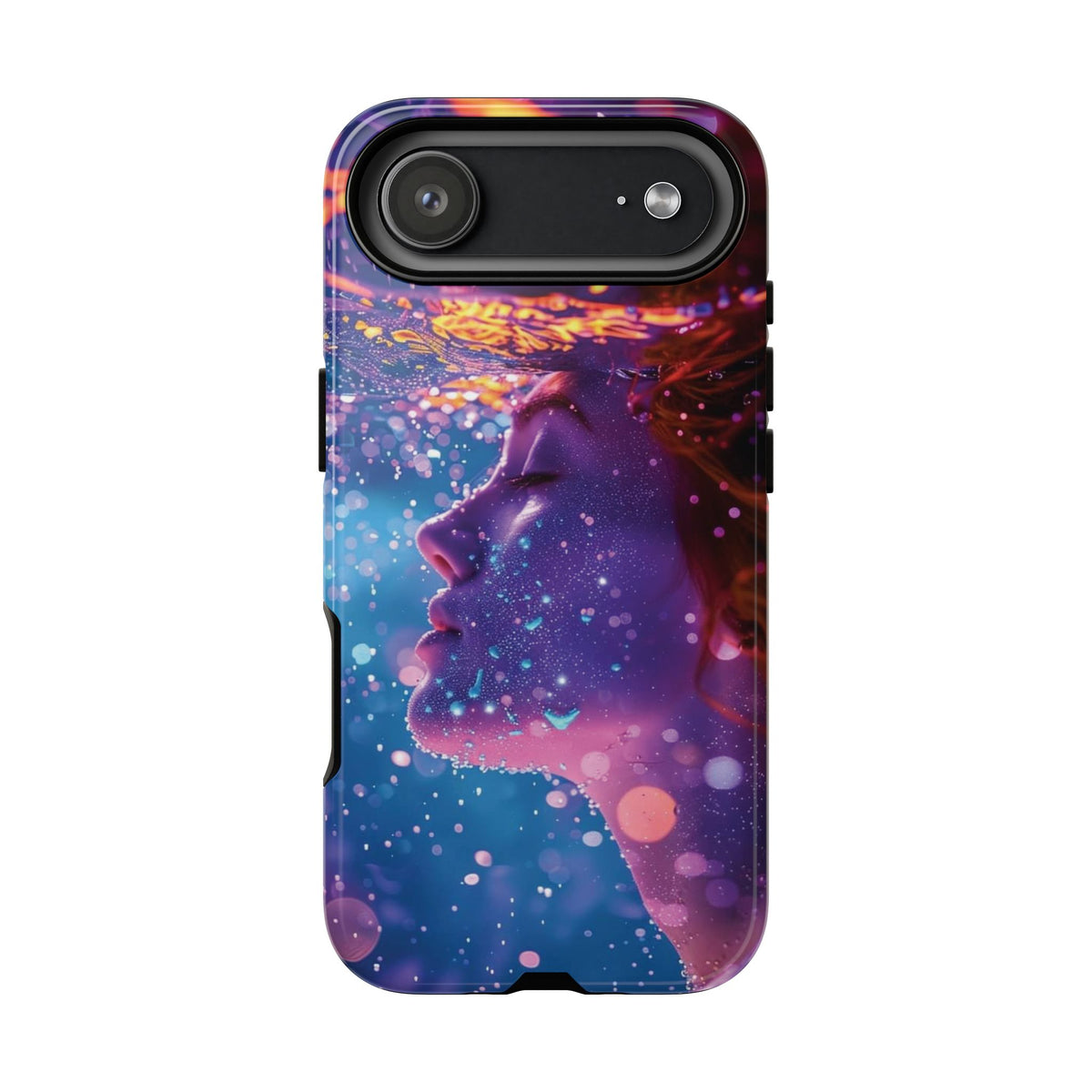 Meditating Underwater Tough Phone Case for iPhone, Galaxy, or Google Pixel