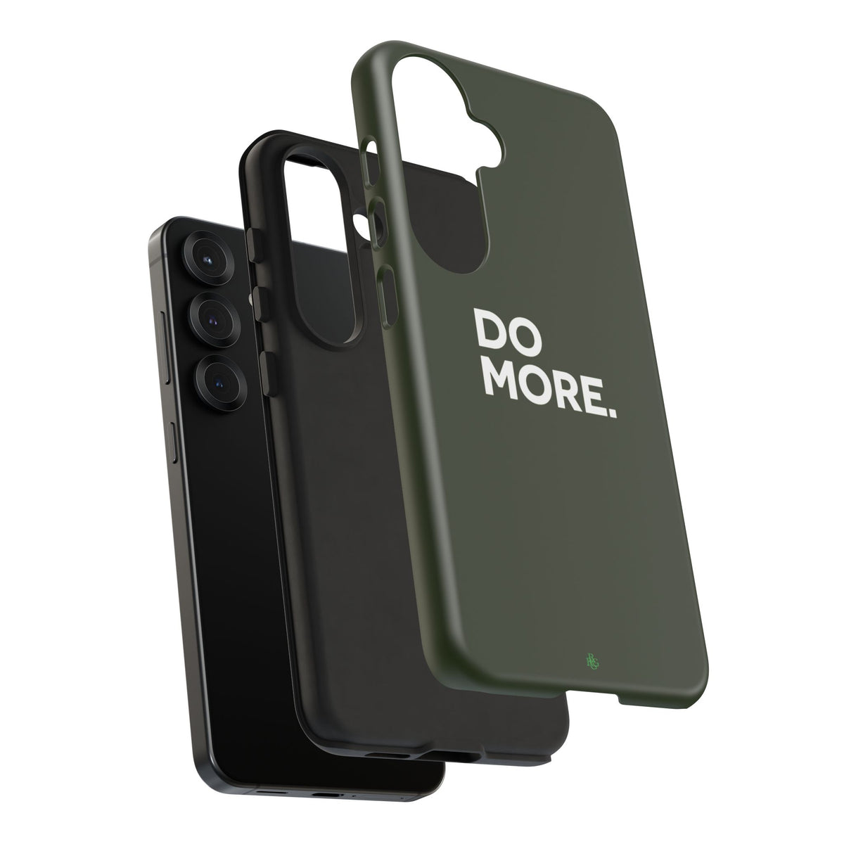Olive Green Do More Tough Phone Case for iPhone, Galaxy, or Google Pixel