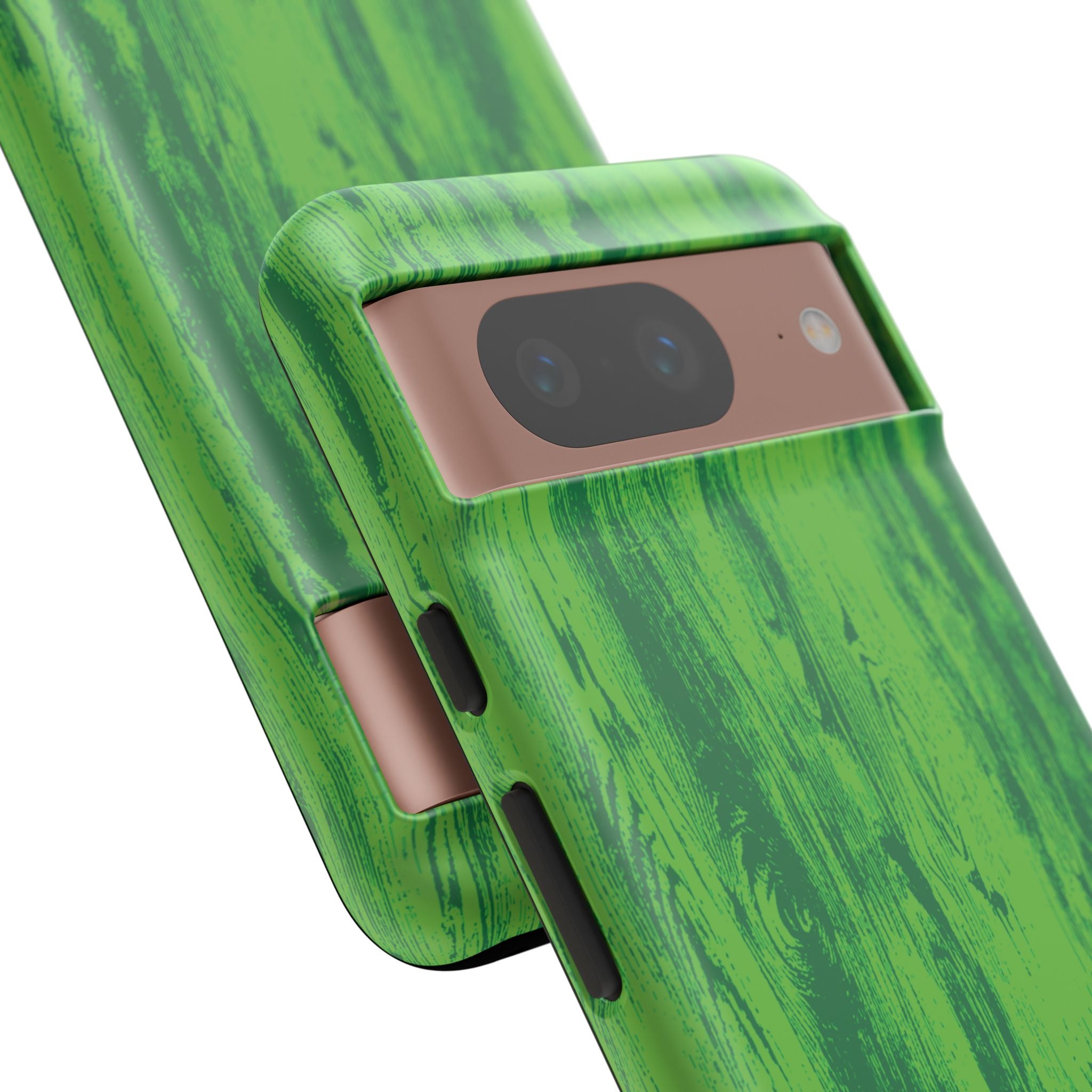 Neon Green Wood Tough Phone Case iPhone, Galaxy, or Google Pixel