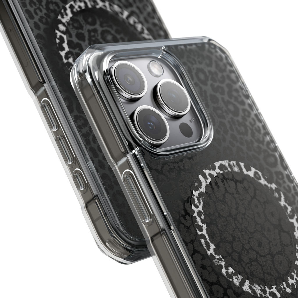 Leopard Magnetic iPhone 14, 15, 16 Series Clear Impact Cases
