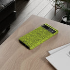 Neon Lime Wow Tough Case for iPhone, Galaxy, or Google Pixel